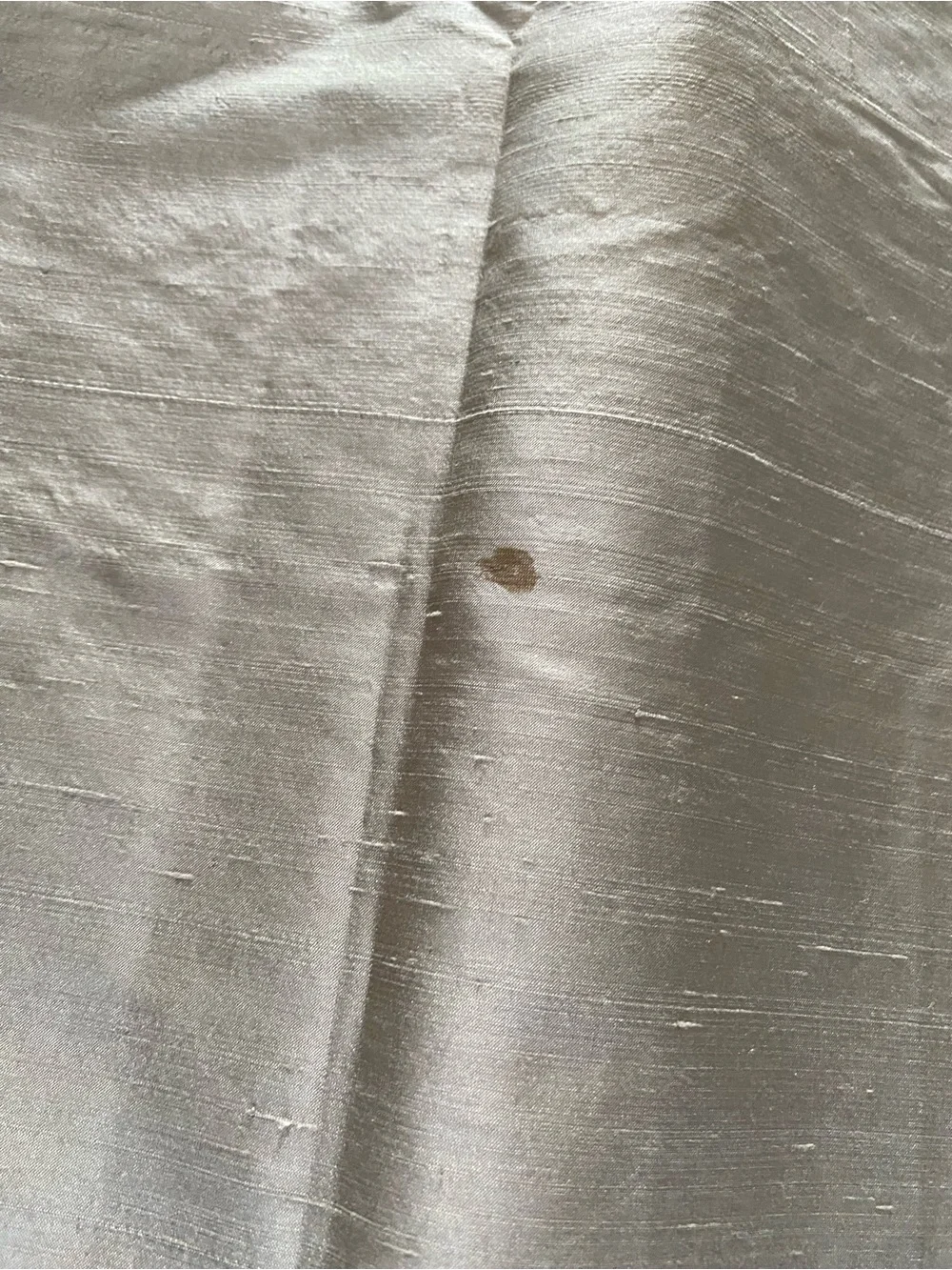 Elegant Beige Dupioni Silk Blackout Curtains  Top 47” wide 118” long